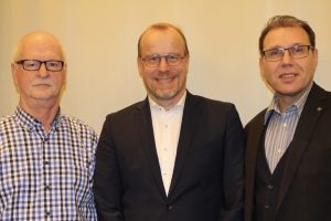 v.l.: Georg Küster, Axel Bertrand, Sinan Sert