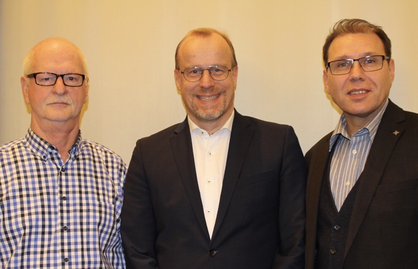 v.l.: Georg Küster, Axel Bertrand, Sinan Sert