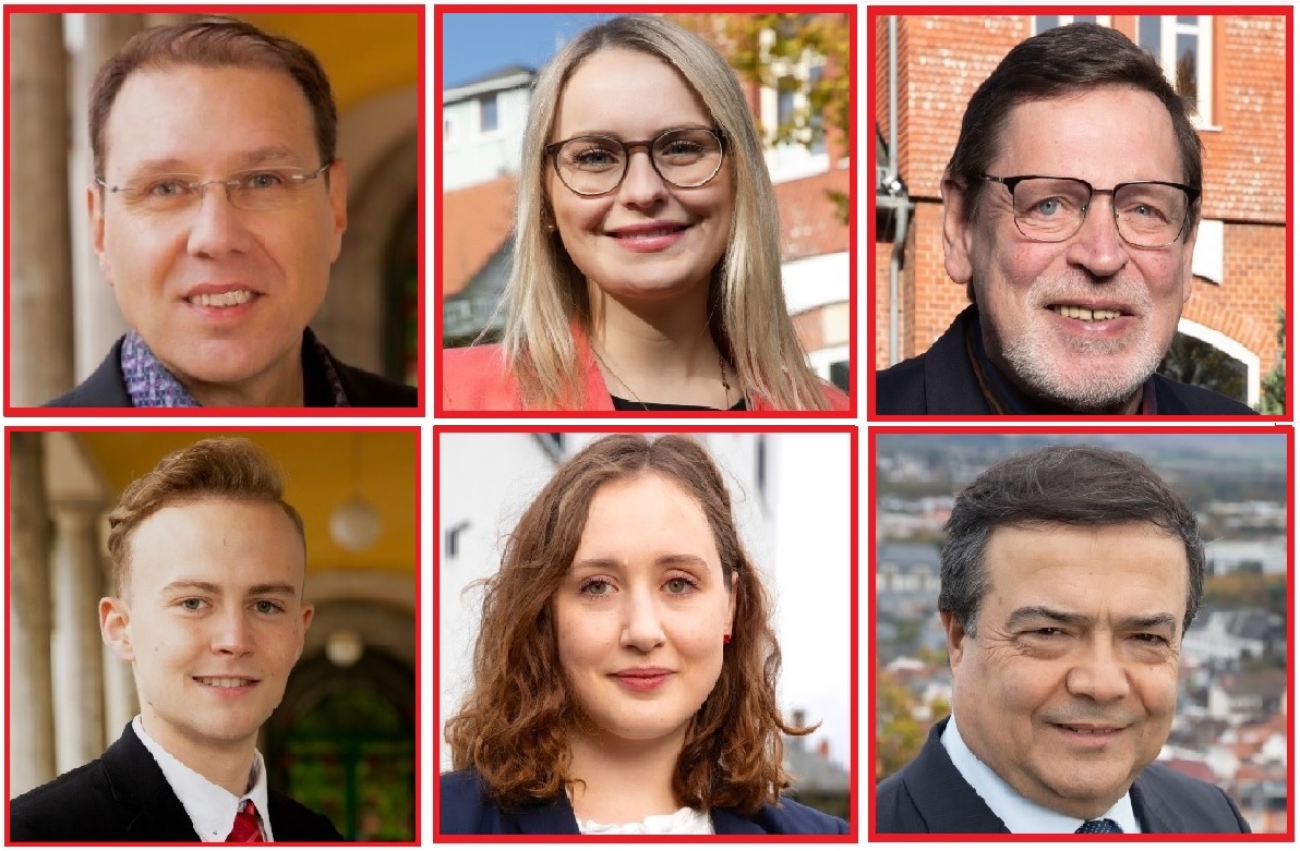 o.v.l.: Sinan Sert, Natalie Pawlik, Steffen Hensel. u.v.l.: Rory Taylor, Natalie Peterek, Ali Bulut (Stadtrat)